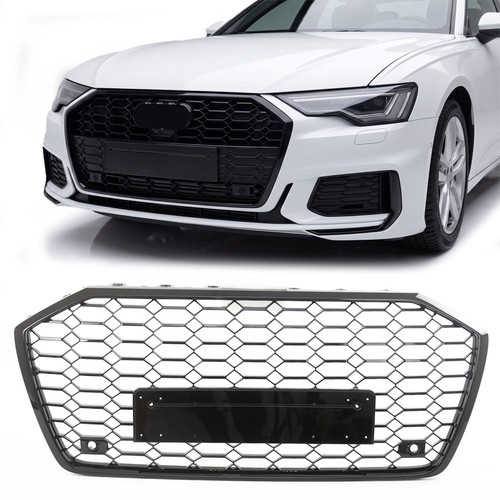 Front grille gloss - gloss, black