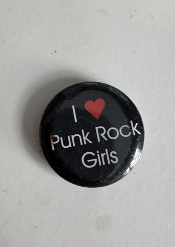 Love punk rock girls pin - punk,