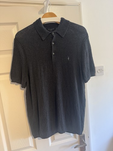 All saints brice knitted polo - all,