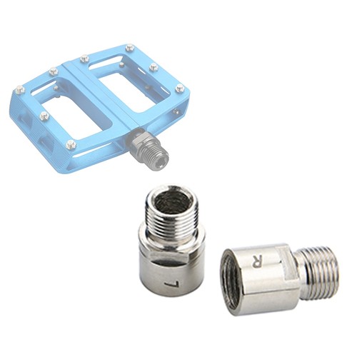 Steel bike pedal extenders - pedal, for