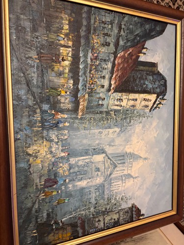 Framed unglazed unsigned - a,
