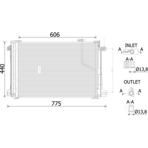 Mahle condenser for - mahle,