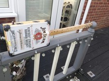 3 STRING HOMEMADE FRETTED ACOUSTIC/ELECTRIC CRAFT BOX GUITAR.