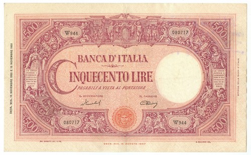 500 lire barbetti - grande, c