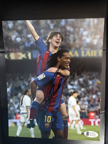 Lionel messi signed photo - messi,