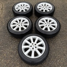 GENUINE SET OF 5 RANGE ROVER VOGUE L322 SUPERCHARGED 9 SPOKE 20" ALLOY WHEELS