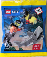 LEGO City Deep Sea Explorers: 952503 Diver with Robot and Shark - 2025 New