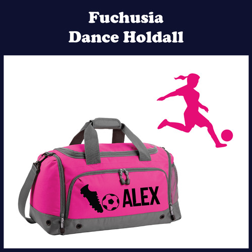 Personalised football holdall - personalised,