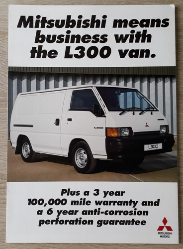 Mitsubishi l300 brochure - mitsubishi, 1992