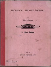 Singer hunter litre - 1½, saloon