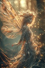 Stunning Fairy Canvas Picture Print Wall Art