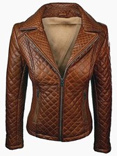 Womens Quilted 100% Real