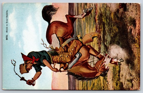 Postcard buckaroo rodeo - buckaroo,