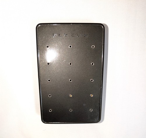 Vintage aluminum fly - box, and