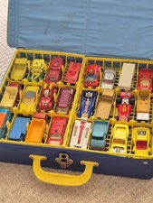 2 vintage Matchbox Cars Case