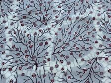 Unused vintage 50's mid century abstract seaweed cotton fabric - by the 1.1M