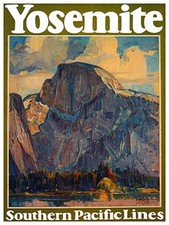 Art Yosemite Travel Poster