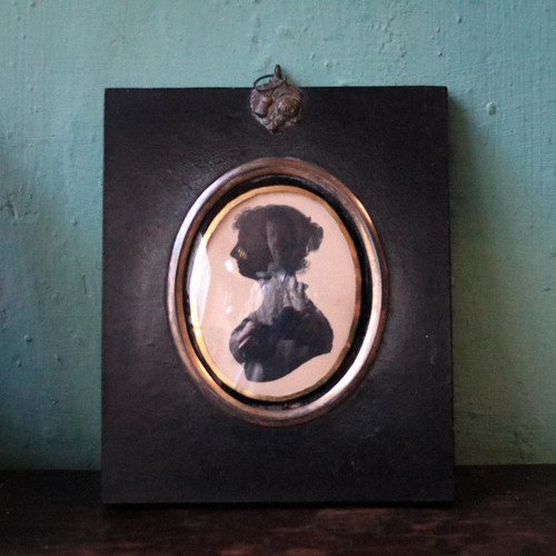 Antique georgian silhouette - antique,