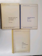 3 Mary Weaver Machine Knitted Skirts Technology/Patterns Ribbing Attachment Pt 1