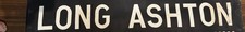 1969 Bristol area Bus blind destination - Long Ashton