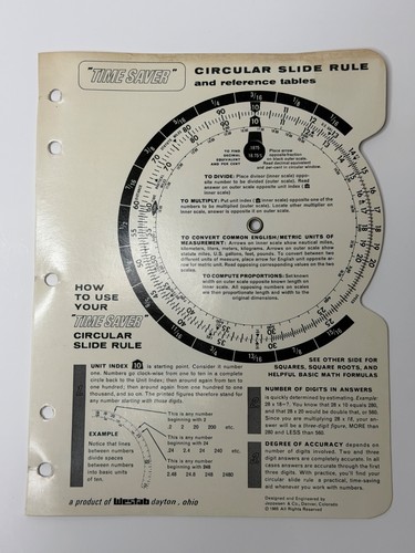 Vintage 1965 time saver - time,