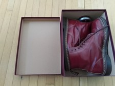 Made in England oxblood 8 eyelet Dr Marten's AirWair 1460 DMs size 10 Eur 45