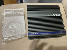 Vintage Alpine Car Stereo V12 MRV-T500 2 Channel Amplifier