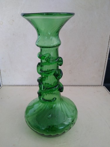 Antique victorian green glass - antique,
