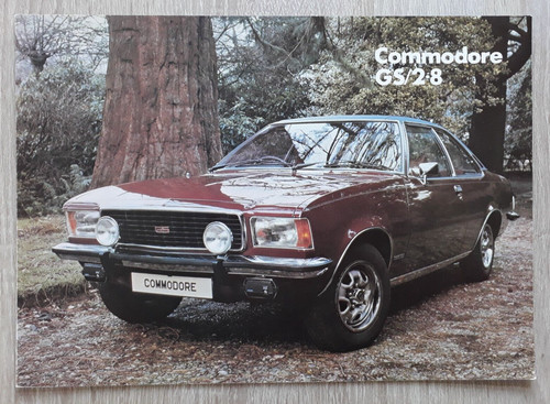 Opel commodore 8 brochure - commodore, gs/2.8