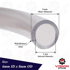 6mm PVC Tube Clear Plastic