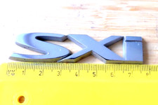 SXi CHROME 77mm. CAR BADGE for VAUXHALL Opel Corsa D 2006+ Astra H 04-09 Vectra