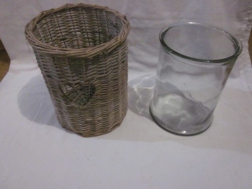 Wicker basket rustic with full - basket,