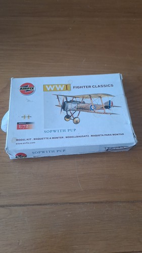 Airfix sopwith pup aircraft - pup, aircraft.