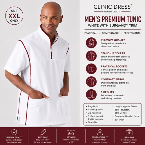 Mens heathcare nurses tunic - heathcare,