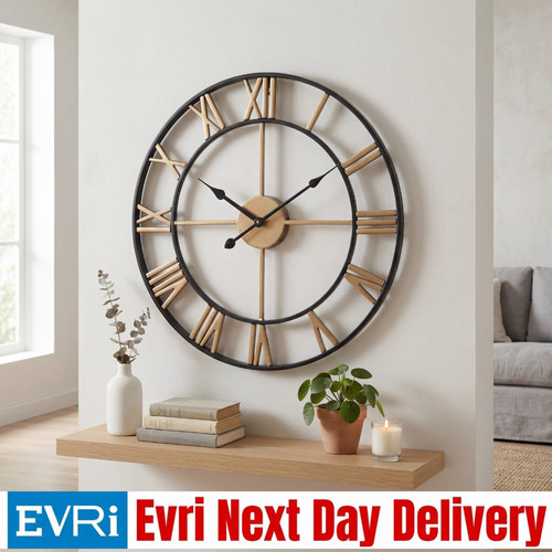 Large wall clock roman - clock,