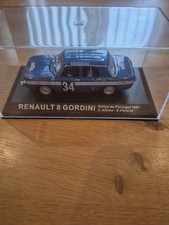 IXO Renault 8 Gordini 1/43 Scale Die Cast Car Rally Portugal 1967, Blue.