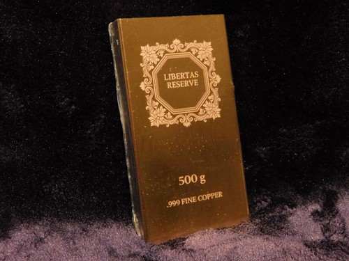 500g copper bullion bar by - bar,