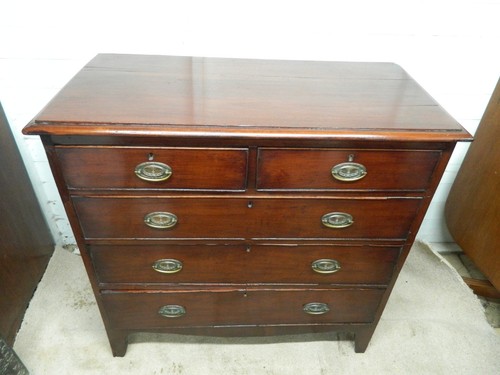 Victorian mahogany chest - mahogany,
