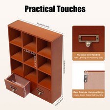 9 Cube Storage Shelf Vintage