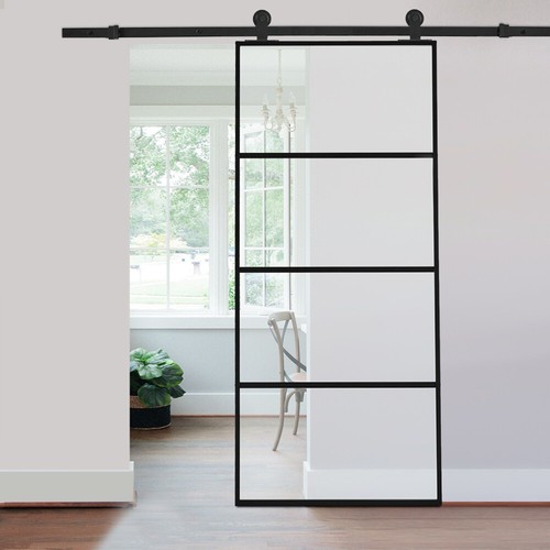 Sliding barn door clear - sliding,