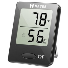 Habor Mini Digital LCD Humidity Meter Thermometer Room Temperature Hygrometer