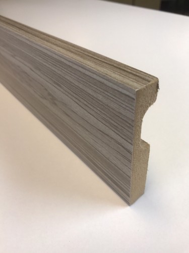 Skirting board mdf midgrey - mdf,