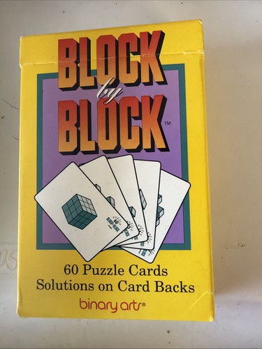 Binary arts block puzzle - binary,