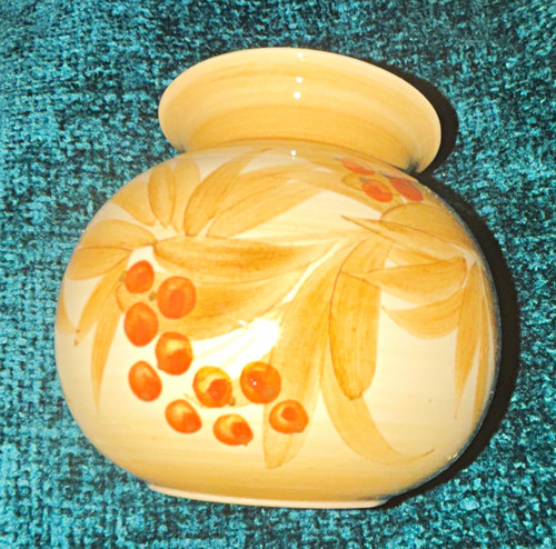 Jersey pottery ceramic vase - jersey,