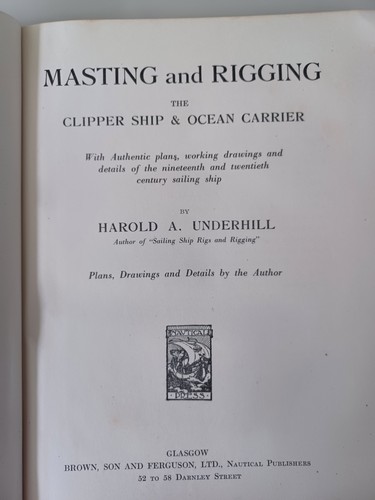 Masting and rigging - masting, rigging: