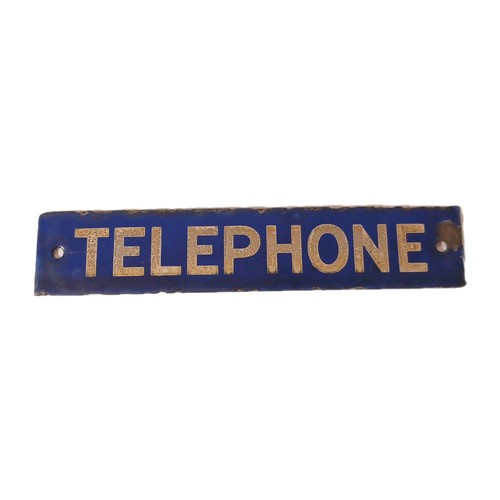 Railwayana telephone enamel - railwayana,