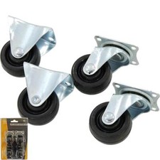 Toolzone 4pc Swivel & Fixed