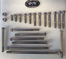 RACE SPEC  M10X1.25 PITCH 20MM-220MM  TITANIUM BOLTS, NUTS, WASHERS READ LISTING