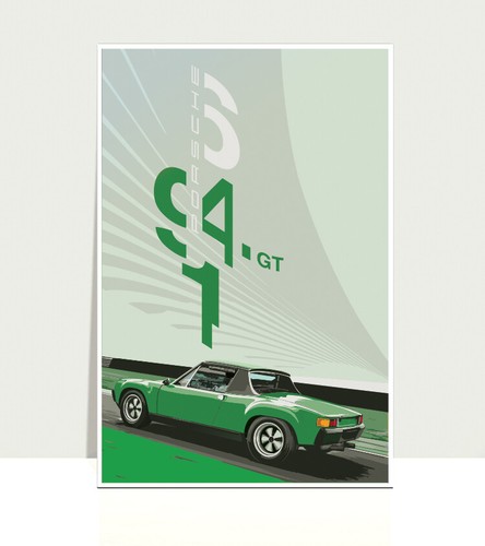 Zambezi green porsche 914 - porsche, 914-6