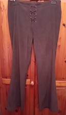 Amaranto - ladies boot cut trousers - brown - 16
